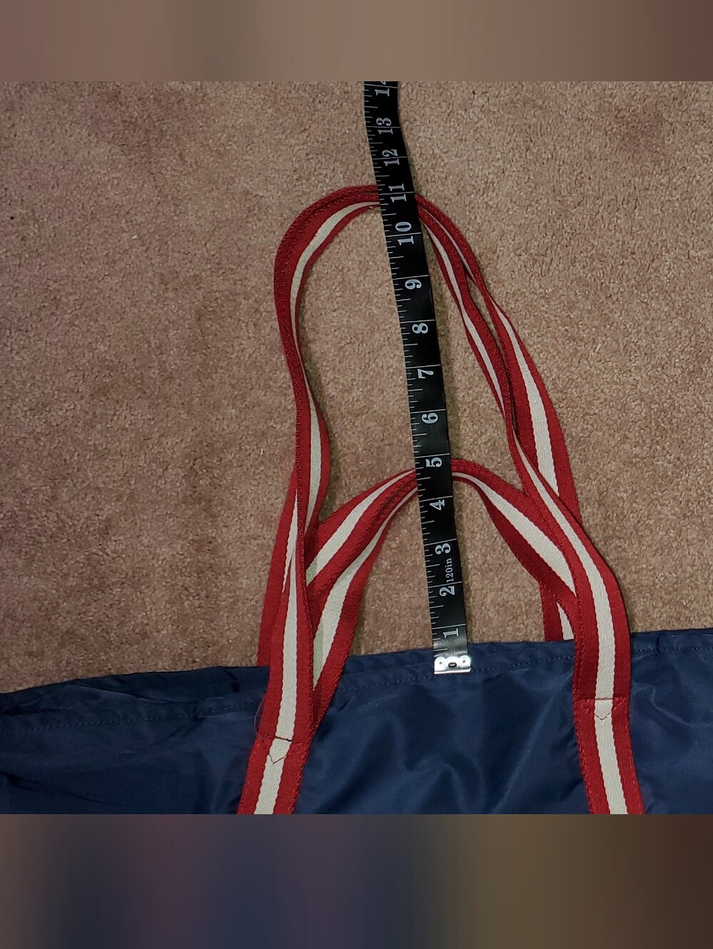 NWOT Navy Waterproof Tote / Beach Bag - Picture 8 of 8